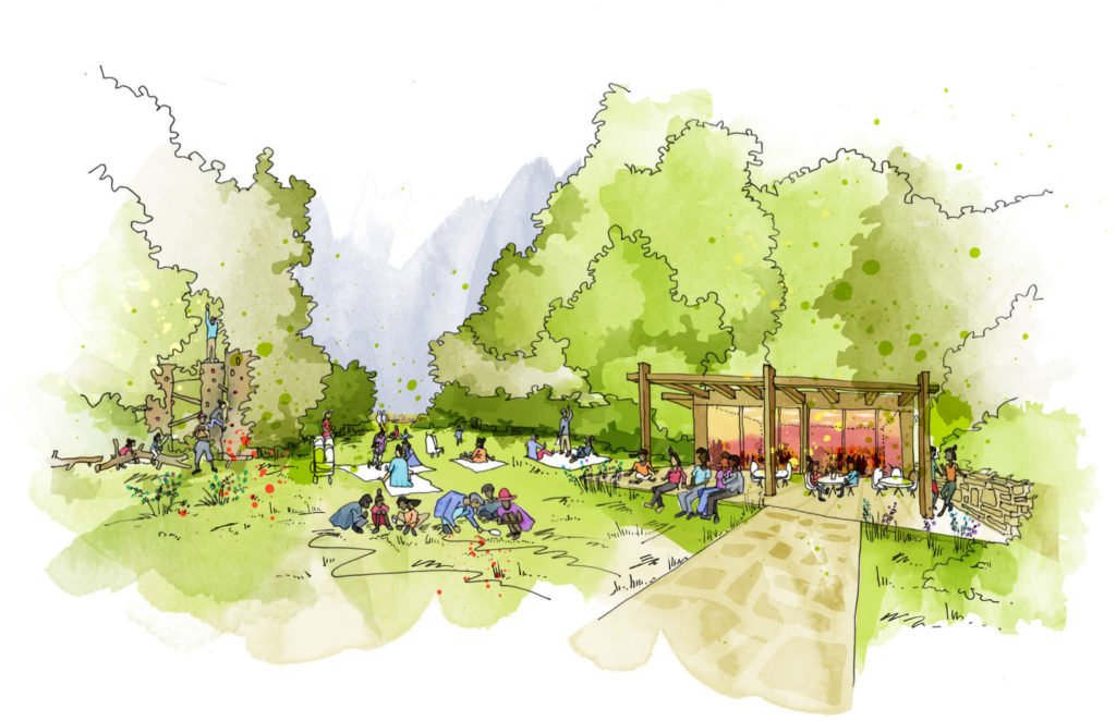 The Vale, Prospect Park rendering of learn and play