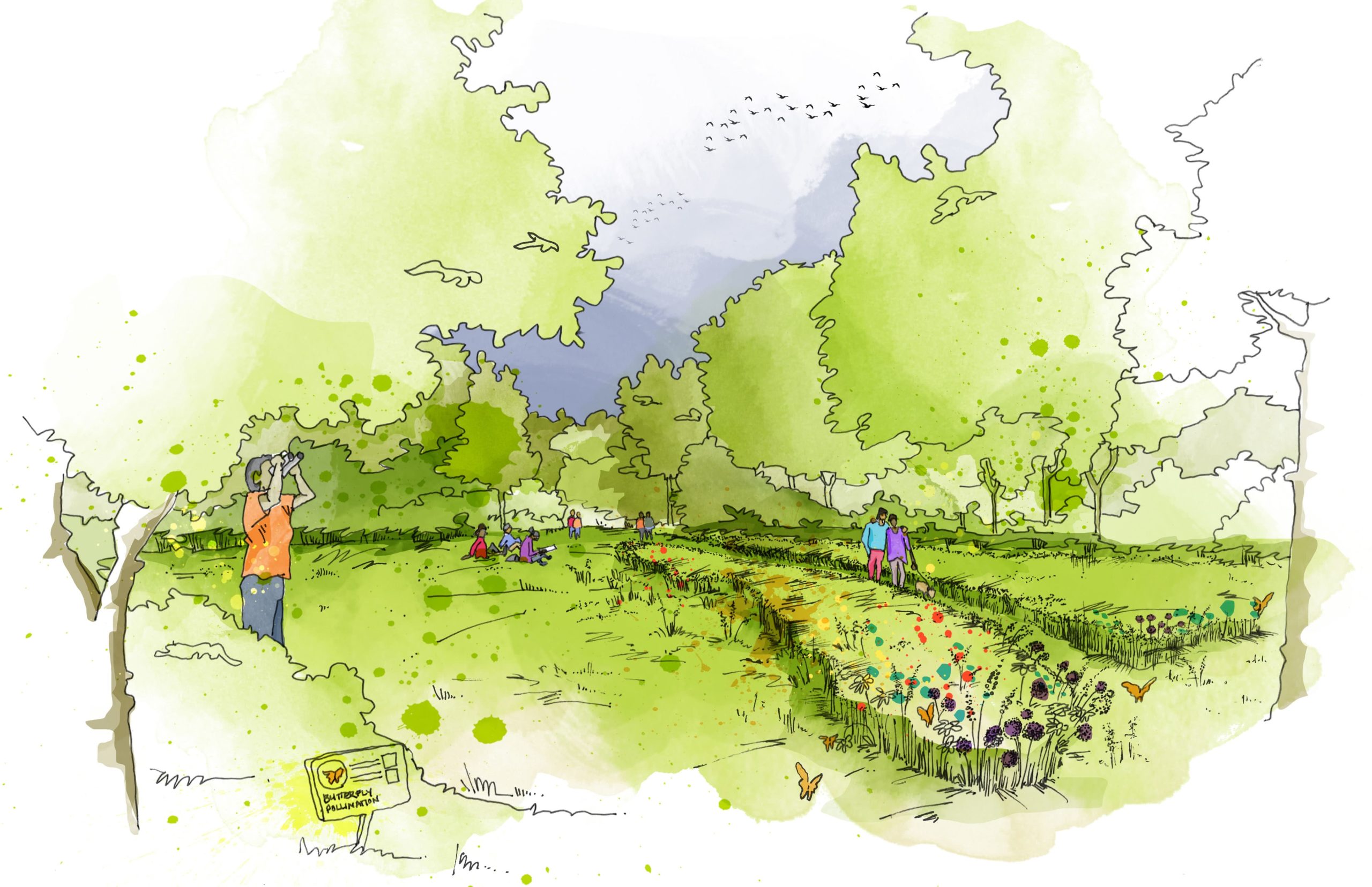 The Vale, Prospect Park rendering of contemplate and discover