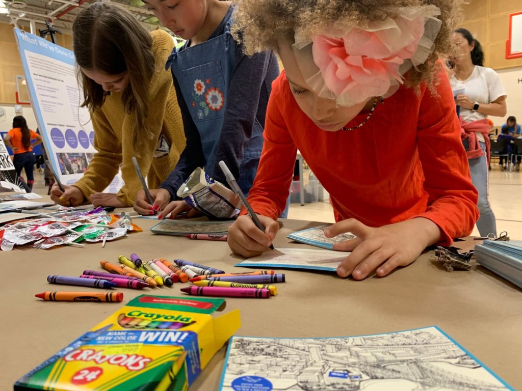 Brooklyn Public Library-Adams Street tabling with kids