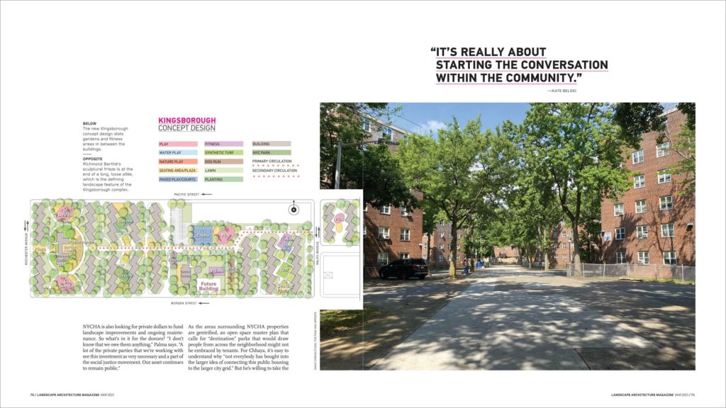 Landscape Architecture Magazine Page 9 Spread